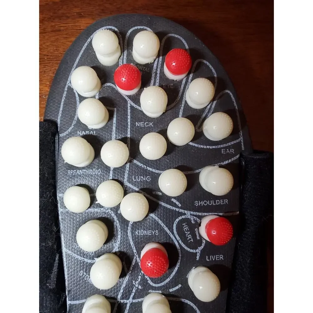 Unisex Acupressure Foot Massager Sandals Reflexology Therapy Shoes Size 9-10